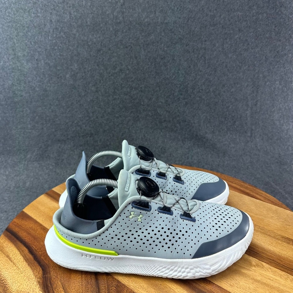Under Armour SlipSpeed Womens Sz 7 Blue Green BOA Fit Training Shoes 3026197-402